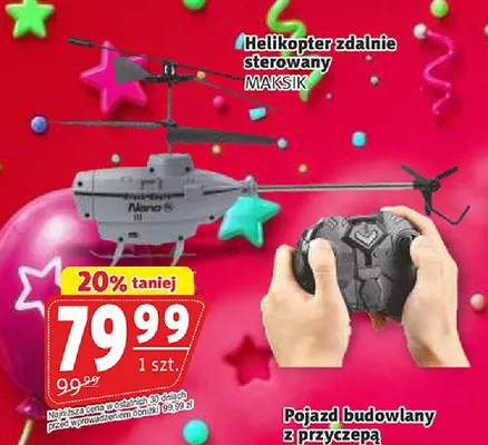 Helikopter zdalnie sterowany MAKSIK promocja w Prim Market