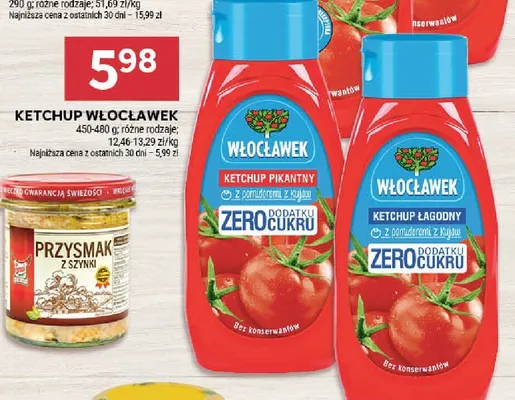 Ketchup pikantny promocja w Stokrotka