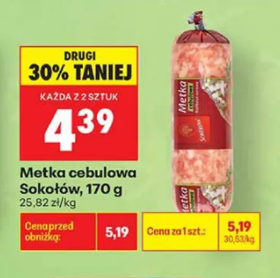 Metka cebulowa Sokołów promocja w Biedronka
