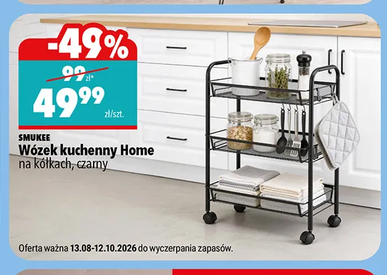 Wózek kuchenny Home Smukee promocja w Biedronka