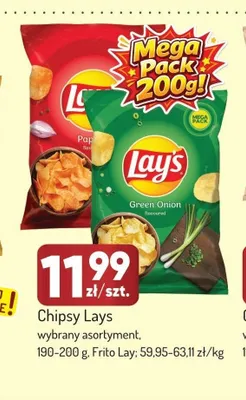 Chipsy Green Onion Lay's promocja w Avita
