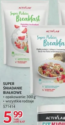 Super śniadanie białkowe ActivLab 300g promocja w Selgros