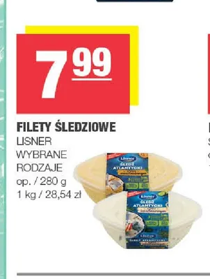 Filety śledziowe Lisner klasyczne promocja w SPAR