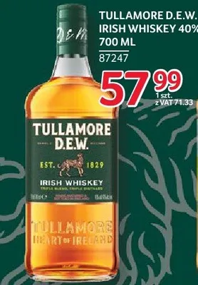 Whisky Tullamore D.E.W. Irish Whiskey 40% 700 ml promocja w Selgros