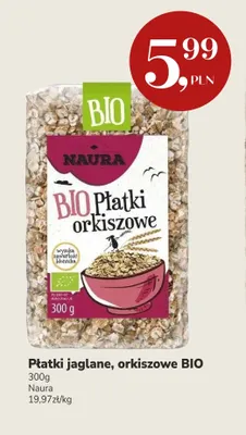 Płatki jaglane BIO Naura promocja w Market Point