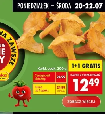 Kurki promocja w Biedronka