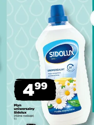 Płyn uniwersalny Sidolux promocja w Netto