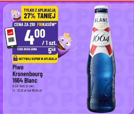 Piwo Kronenburg 1664 Blanc promocja w POLOmarket