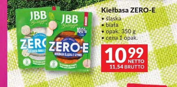 Kiełbasa ZERO-E biała JBB Bałdyga promocja w Makro