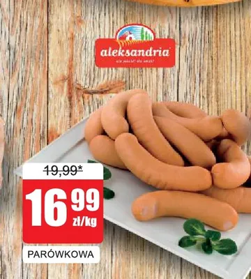 Kiełbasa parówkowa Aleksandria promocja w Bingo