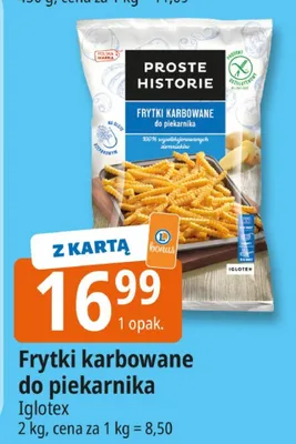 Frytki karbowane do piekarnika Proste Historie promocja w Leclerc