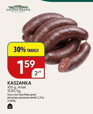 Kaszanka z wątróbką Wędliniarnia classic promocja w Chata Polska