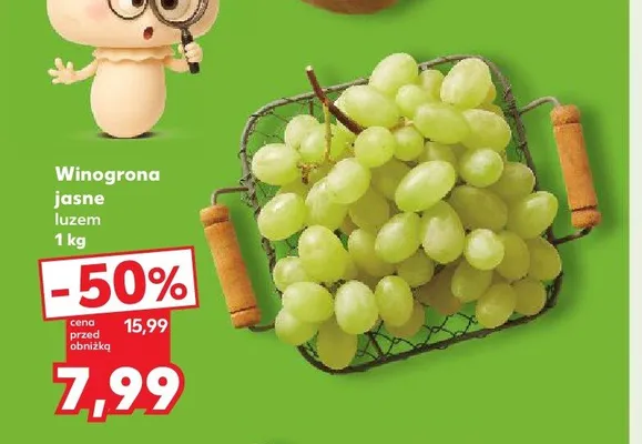 Winogrona jasne promocja w Kaufland