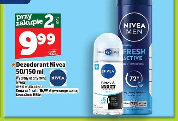 Dezodorant Nivea promocja w TOPAZ