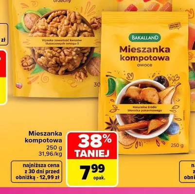 Mieszanka kompotowa Bakalland promocja w Carrefour