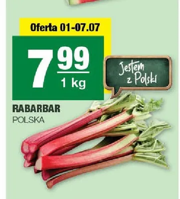 Rabarbar polski promocja w SPAR