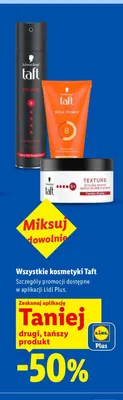 Lakier do włosów Taft Power promocja w Lidl