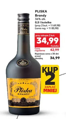 Brandy Pliska promocja w Kaufland