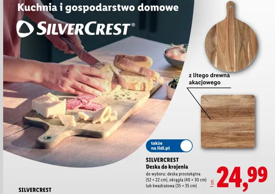 Deska do krojenia SILVERCREST promocja