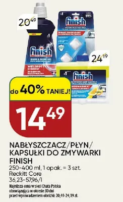 Nabłyszczacz płyn lub kapsułki do zmywarki Finish promocja w Chata Polska