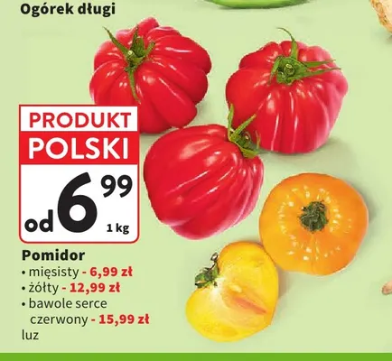 Pomidory żółte polskie promocja w Intermarche