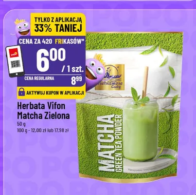 Herbata Vifon Matcha Zielona promocja w POLOmarket