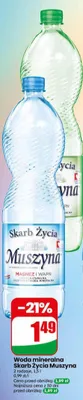 Woda mineralna Skarb Życia Muszyna lekko gazowana promocja w Dino