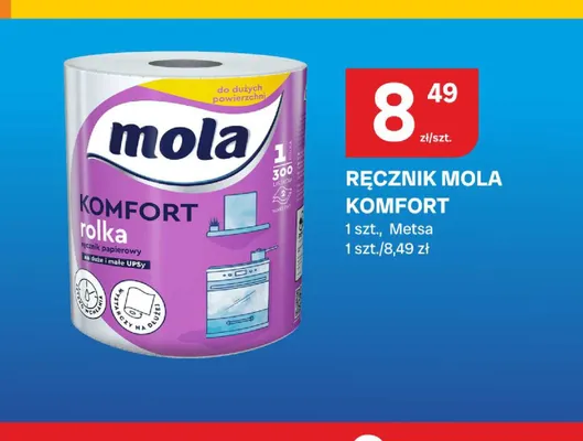 Ręcznik papierowy Mola Komfort promocja w Chorten