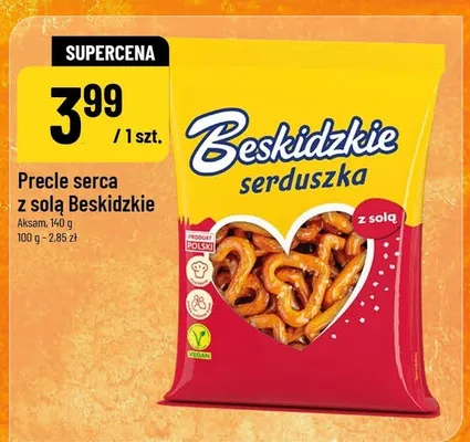 Precle serca z solą Beskidzkie serduszka promocja w POLOmarket