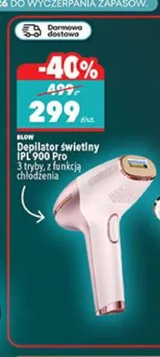 Depilator świetlny Ipl 900 Pro 3 tryby z funkcją chłodzenia Blow promocja w Biedronka