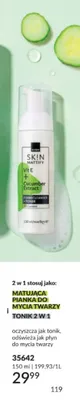 Matująca pianka do mycia twarzy tonik 2 w 1 Avon Skin Mattify promocja w AVON