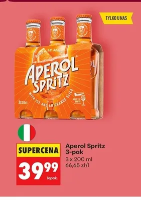 Aperol Spritz 3-pak promocja w Biedronka