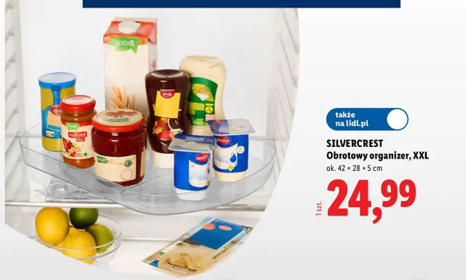 Obrotowy organizer XXL Silvercrest promocja w Lidl