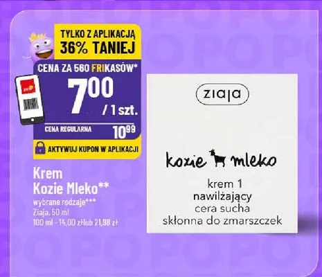 Krem Kozie Mleko promocja w POLOmarket