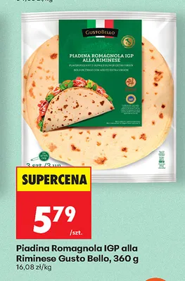 Piadina Romagnola IGP alla Riminese Gusto Bello promocja w Biedronka
