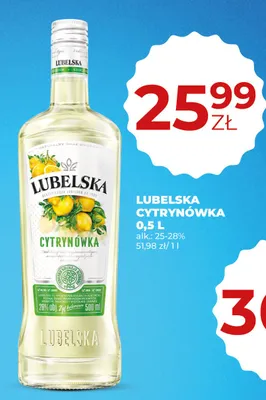 Wódka Lubelska Cytrynówka promocja w Duży Ben