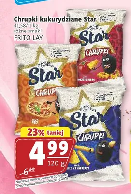 Chrupki kukurydziane o smaku ketchupu Star promocja w Prim Market