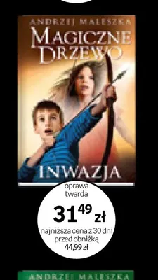 Książka Magiczne Drzewo Inwazja oprawa twarda Andrzej Maleszka promocja w Empik