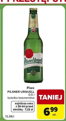 Piwo Pilsner Urquell promocja w Carrefour Express