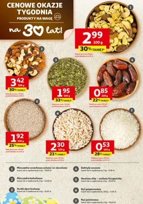 Pestki dyni łuskane promocja w Auchan