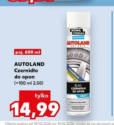 Czernidło do opon AUTOLAND promocja w Kaufland