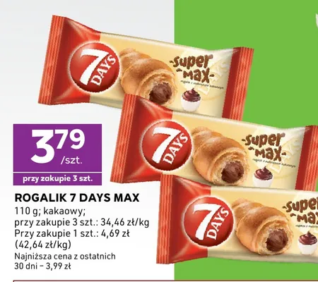 Rogalik 7 Days Max kakaowy 7Days promocja w Stokrotka
