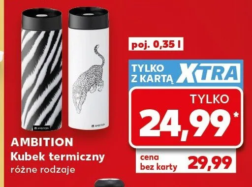 Kubek termiczny Ambition promocja w Kaufland
