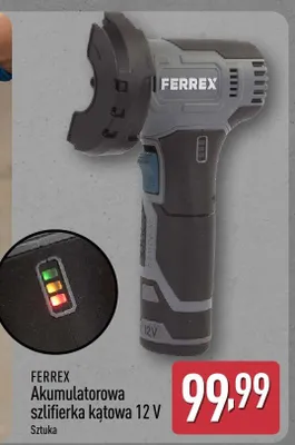 Akumulatorowa szlifierka kątowa Ferrex 12V promocja w Aldi