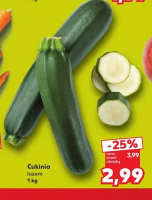 Cukinie promocja w Kaufland