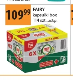 Kapsułki do zmywarki box Fairy promocja w Drogerie Laboo