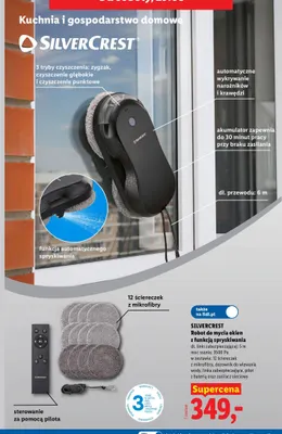 Robot do mycia okien z funkcją spryskiwania SilverCrest promocja w Lidl