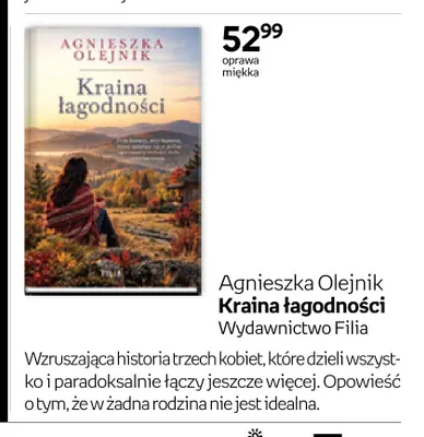 Książka Kraina łagodności Agnieszka Olejnik promocja w Empik