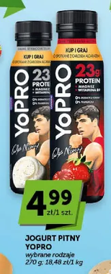 Jogurt pitny YoPRO truskawka-malina promocja w Euro Sklep
