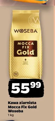 Kawa ziarnista Mocca Fix Gold Woseba promocja w Netto